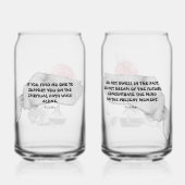 Katzen mit Bonsais und Buddha Quotes Dosenglas (Rückseite)