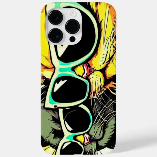 Katzen mit Brille Case-Mate iPhone Hülle (Rückseite)