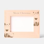 Katzen mit Herz Geätzte Rahmen (Vorderseite)