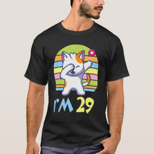Katzen mit Herzvergnügen für mich Sie 29 Jahre eim T-Shirt