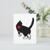 Katzen mit Liebe Postkarte (Stehend Vorderseite)