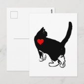 Katzen mit Liebe Postkarte (Vorne/Hinten)