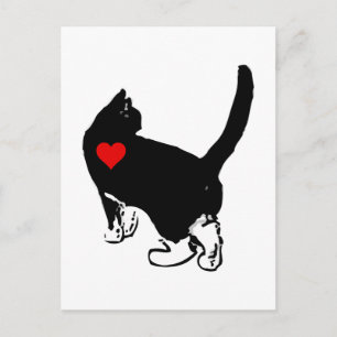 Katzen mit Liebe Postkarte