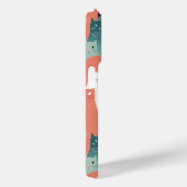 Katzen mit neutralem Muster Case-Mate iPhone Hülle (Rückseite / Rechts)