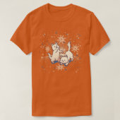 Katzen mit Schneeflocken von Tobe Fonseca T-Shirt (Design vorne)