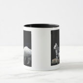 Katzen mit Schüssel Nahrung Tasse (Zentrum)