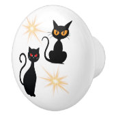 Katzen mit Sternexplosion, Katzen der Mitte des Ja Keramikknauf (Rechts)