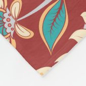 Katzen mit Verzierungen, Zweige mit Blume und Lede Fleecedecke (Ecke)