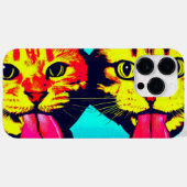 Katzen mit Zunge Case-Mate iPhone Hülle (Rückseite (Horizontal))