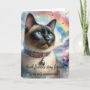 Katzen-Mitgefühl Herzliche Nachricht Karte