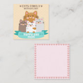 Katzen Mitteilungskarte (Vorne/Hinten)