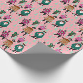 Katzen Modell Uggi Weihnachtskrautpresse Geschenkpapier (Ecke)