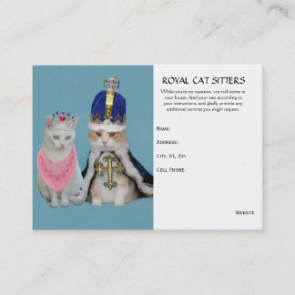 Katzen-Modell Visitenkarte