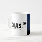 Katzen-Mondkaffee Tasse CAAS Cheshire (Vorderseite Links)