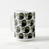Katzen-Motiv-Kaffee-Tasse Kaffeetasse (Vorderseite Links)