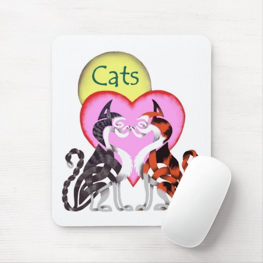 Katzen Mousepad (Mit Mouse)