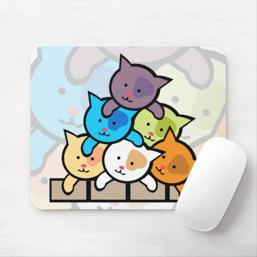 Katzen Mousepad (Mit Mouse)
