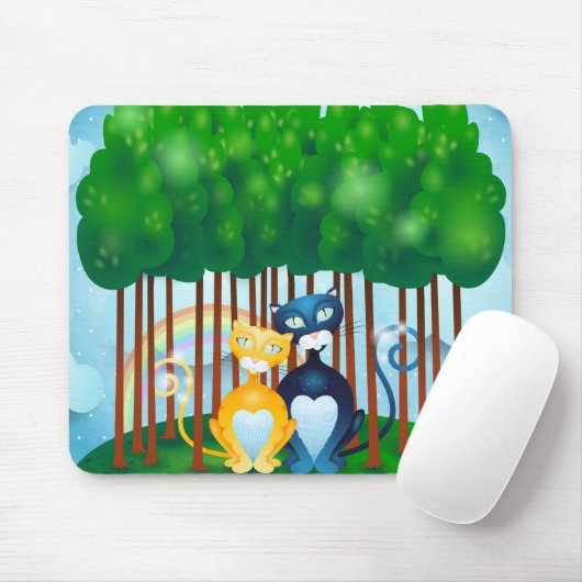 Katzen Mousepad (Mit Mouse)