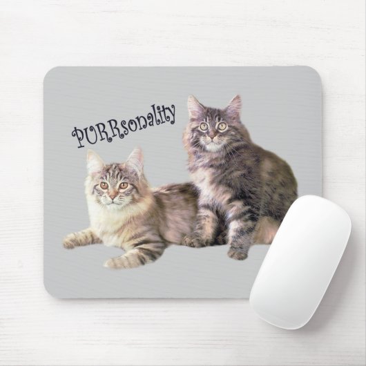 Katzen Mousepad PURRsonality (Mit Mouse)
