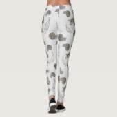 Katzen Muster Leggings (Rückseite)
