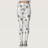 Katzen Muster Leggings (Vorderseite)