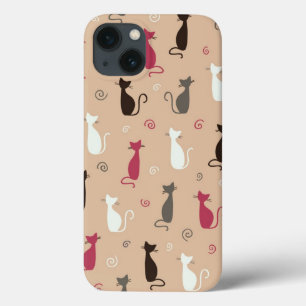 Katzen Muster Rosa Case-Mate iPhone Hülle