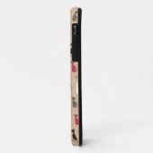 Katzen Muster-Rosa Case-Mate iPhone Hülle (Hinten/Links)