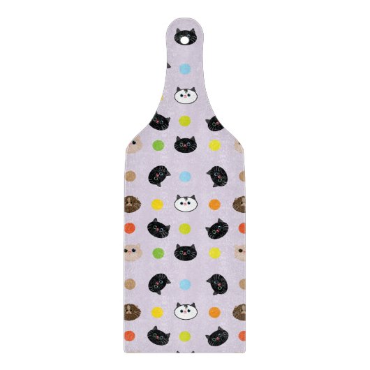 Katzen-Muster Schneidebrett (Vorderseite)