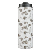 Katzen Muster Thermosbecher (Vorderseite)