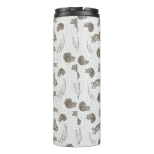 Katzen Muster Thermosbecher (Rückseite)
