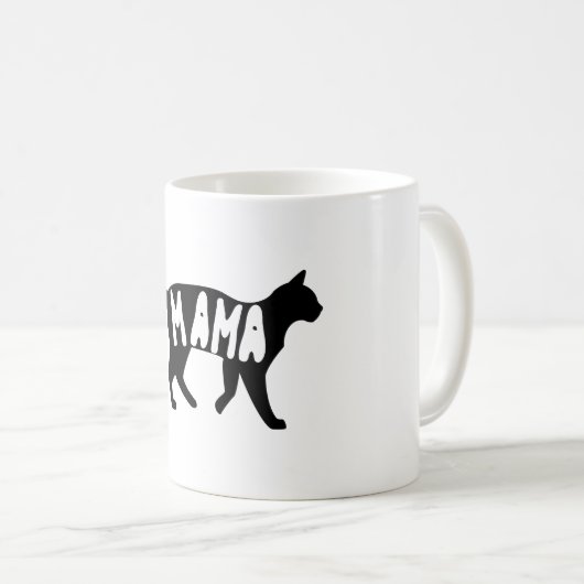 Katzen-Mutter Mug Kaffeetasse (VorderseiteRechts)