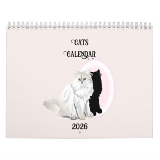 Katzen-nach-Monat-Kalender Kalender