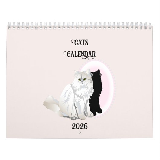 Katzen-nach-Monat-Kalender Kalender (Titelbild)