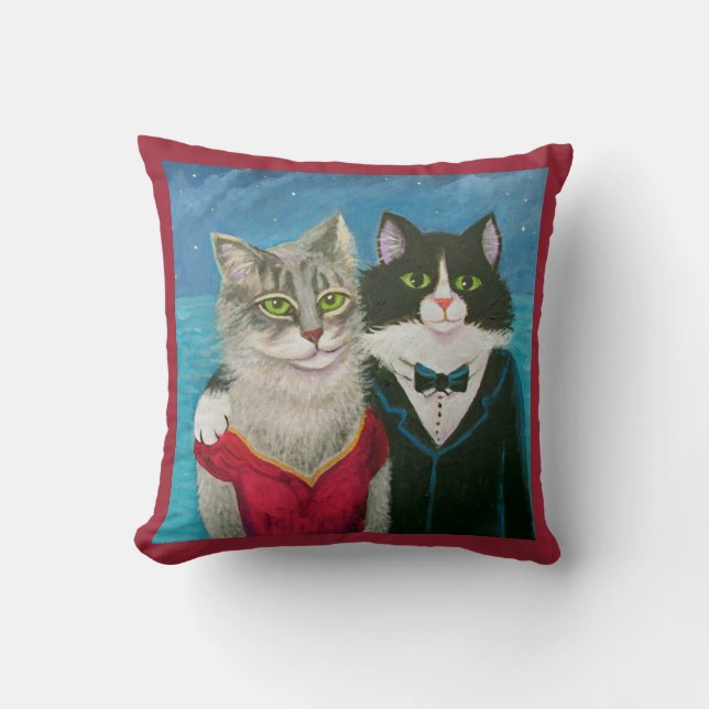 KATZEN-NACHT HERAUS PILLOW KISSEN (Vorderseite)