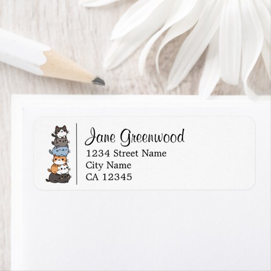 Katzen Name und Anschrift (Insitu)