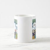 Katzen Naturfeind Funny Kaffeetasse (Mittel)