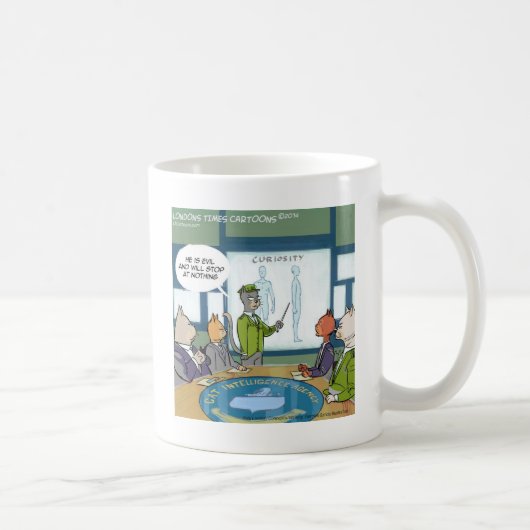 Katzen Naturfeind Funny Kaffeetasse (Rechts)