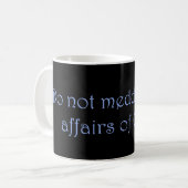 Katzen nicht einmischen kaffeetasse (Vorderseite Links)