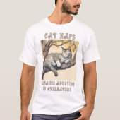 Katzen Nickerchen - Katzen T - Shirt (Vorderseite)