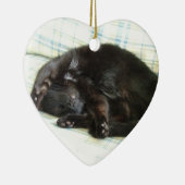 Katzen-Nickerchen Keramik Ornament (Rechts)