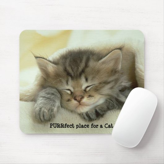 Katzen-Nickerchen Mousepad (Mit Mouse)