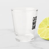 Katzen Nickerchen Snacks - Katzen Liebhaber Schnapsglas (Links)