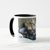 Katzen-Nickerchen-Tasse Tasse (Vorderseite Links)