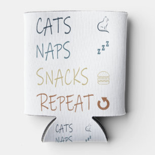 Katzen Nickerchen und Snacks Die besten Geschenke Dosenkühler