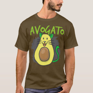 Katzen Niedlich Katze Avocado Lover Avogato Geburt T-Shirt