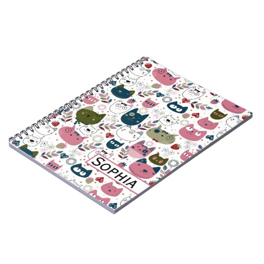 Katzen Notizblock (Linke Seite)