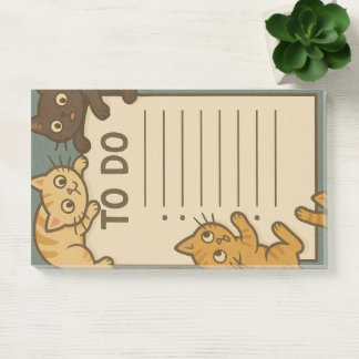 Katzen-Notizblock To-Do-Liste Post-it Klebezettel