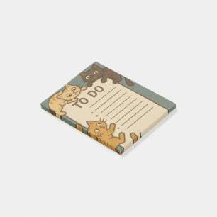 Katzen-Notizblock To-Do-Liste Post-it Klebezettel