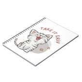Katzen Notizbuch Notizblock (Linke Seite)