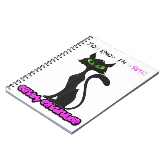 Katzen-Notizbuch Notizblock (Linke Seite)